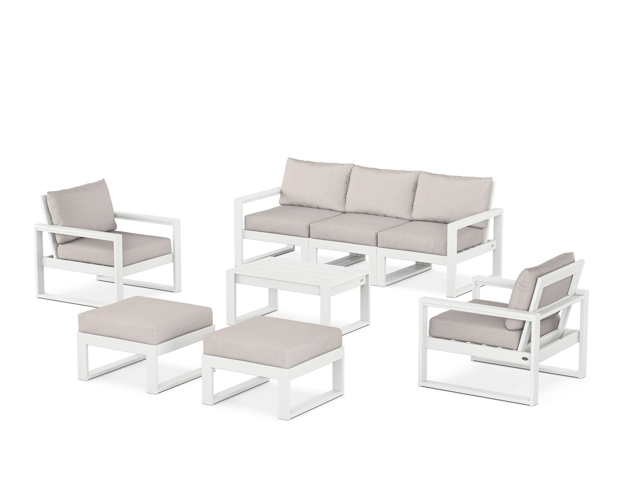 EDGE Sectional 8-Piece Lounge Sofa Set