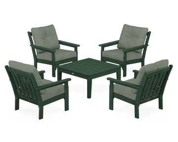 Vineyard 5-Piece Deep Seating Conversation Set