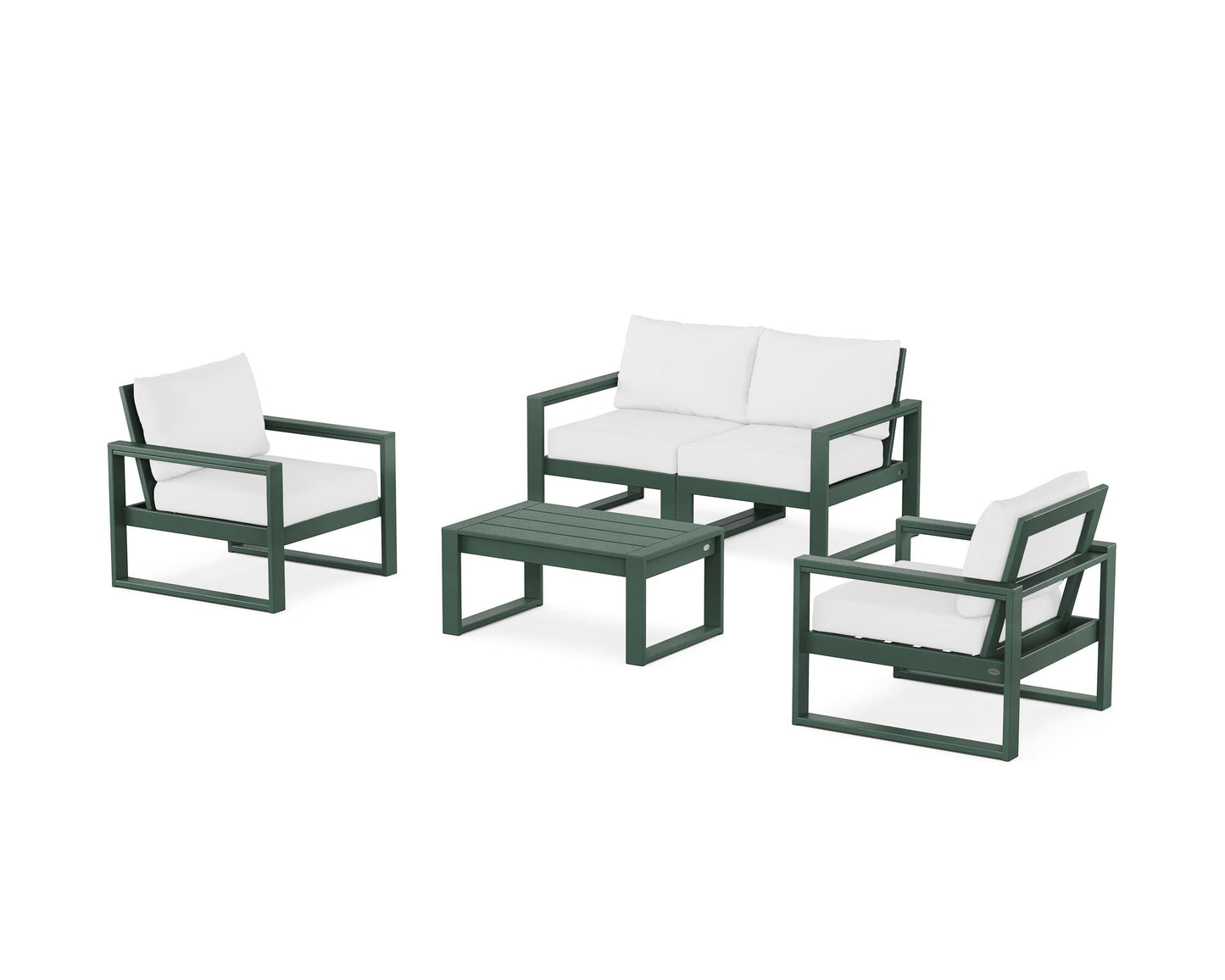 EDGE Sectional 4-Piece Deep Seating Set with Loveseat