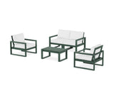EDGE Sectional 4-Piece Deep Seating Set with Loveseat