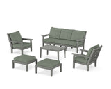 Chippendale 6-Piece Lounge Sofa Set