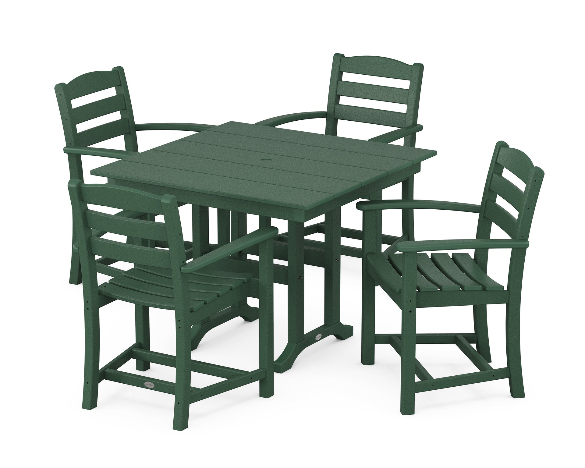 La Casa Café 5-Piece Farmhouse Dining Set