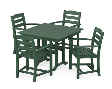 La Casa Café 5-Piece Farmhouse Dining Set