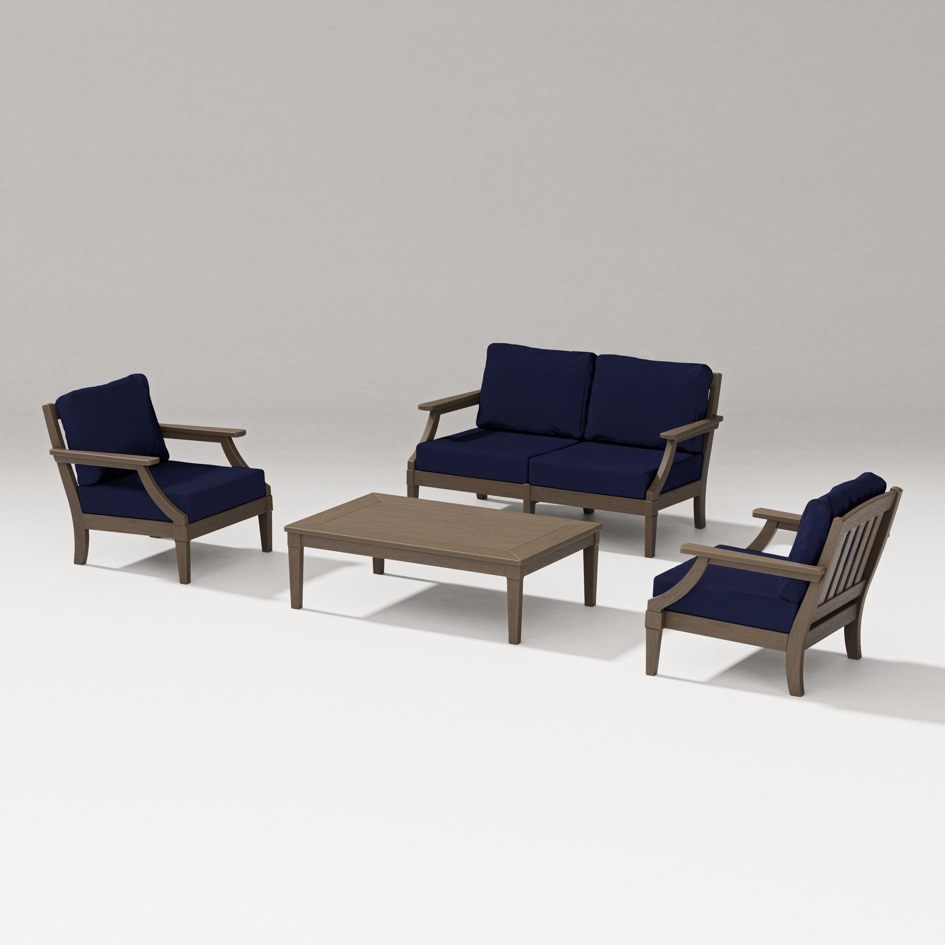 Estate Lounge 4-Piece Loveseat Set