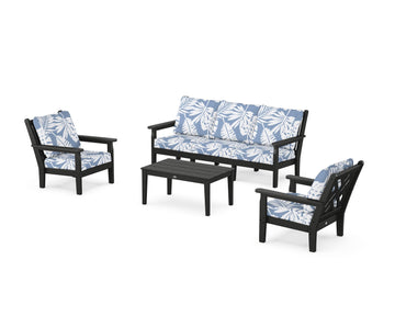 Chippendale 4-Piece Deep Seating Set with Sofa
