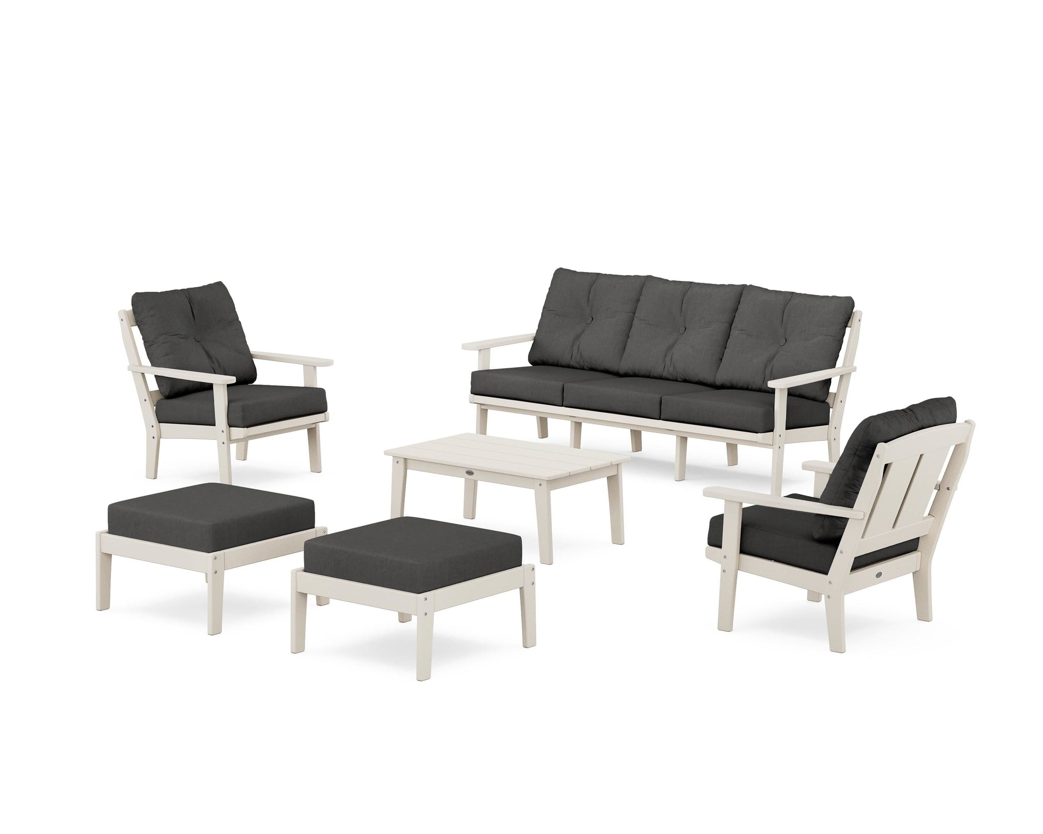 Mission 6-Piece Lounge Sofa Set