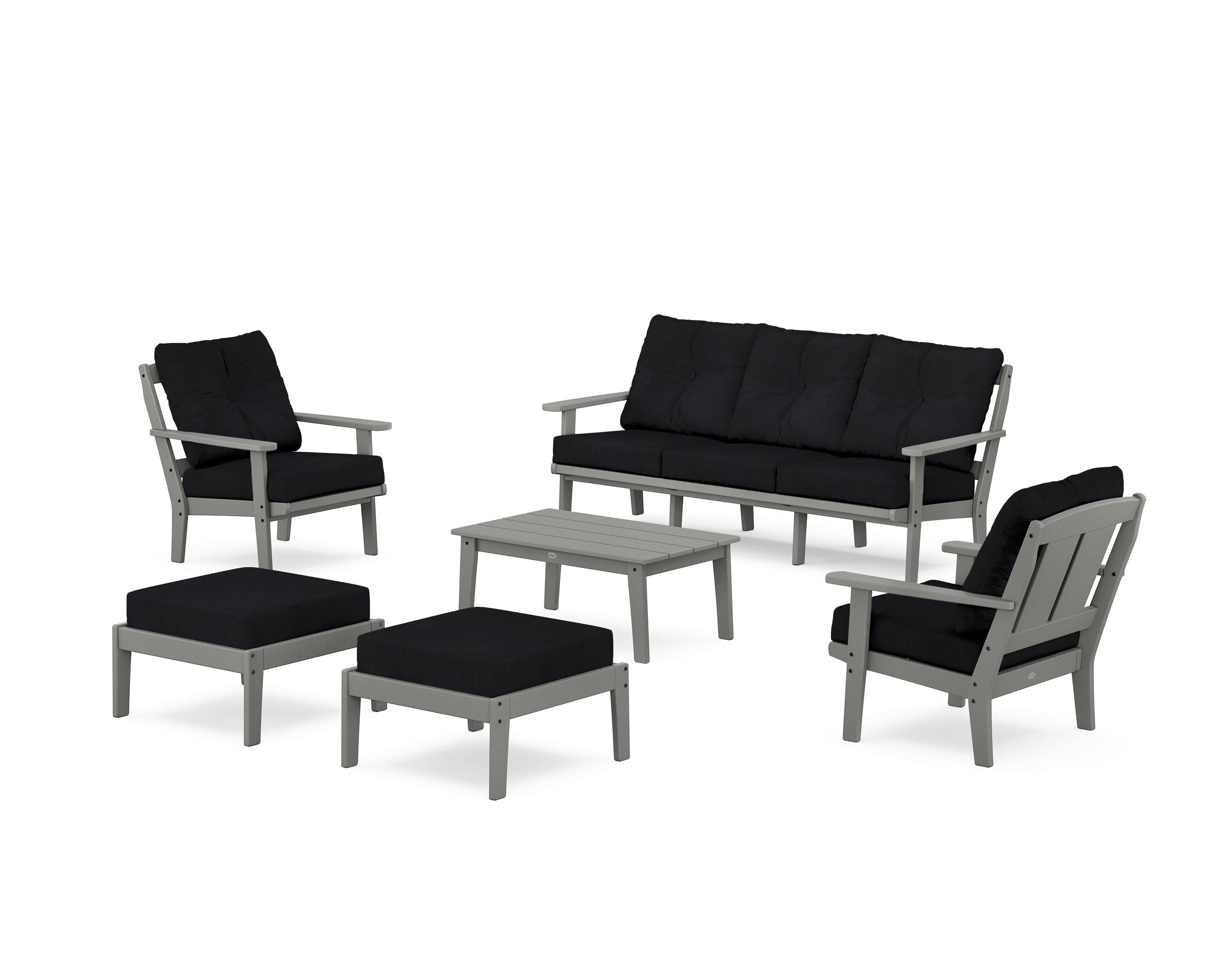 Mission 6-Piece Lounge Sofa Set