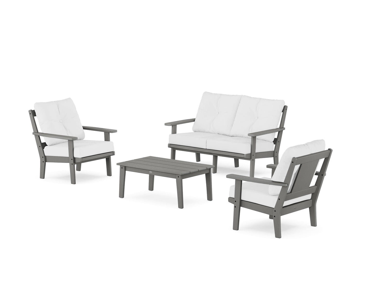 Prairie 4-Piece Deep Seating Set with Loveseat