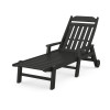 Cottage Chaise with Arms and Wheels