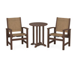 Coastal 3-Piece Round Bistro Dining Set