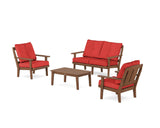 Mission 4-Piece Deep Seating Set with Loveseat