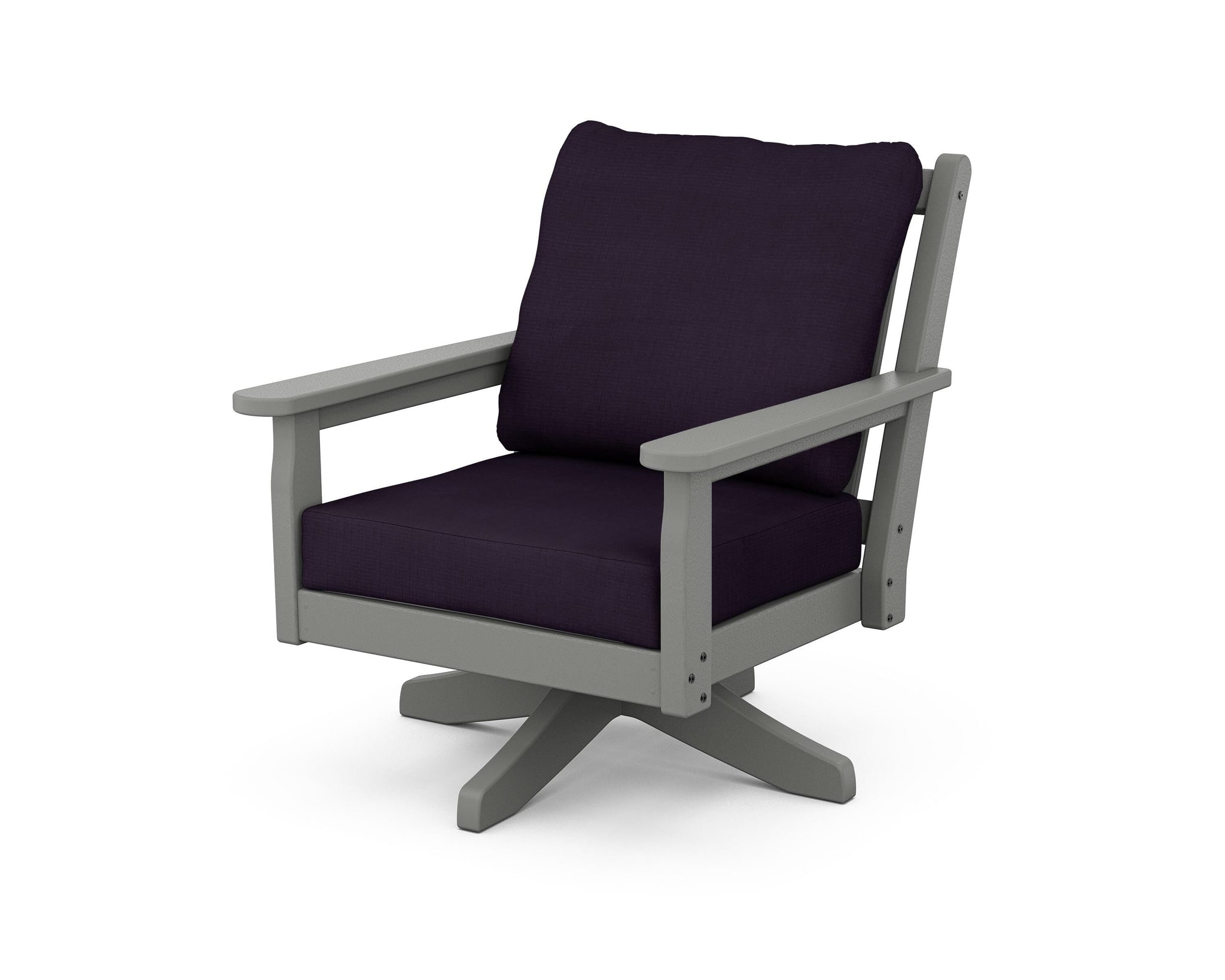 Chippendale Deep Seating Swivel Chair
