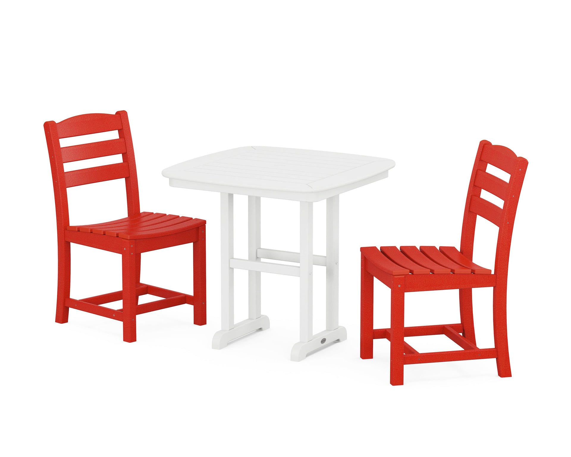 La Casa Café Side Chair 3-Piece Dining Set