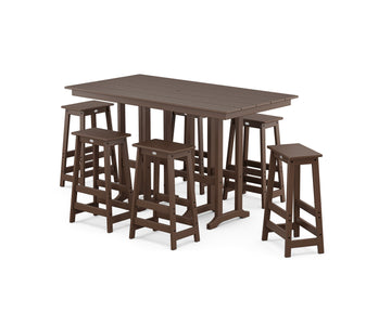 Modern Studio Bar Stool 7-Piece Set