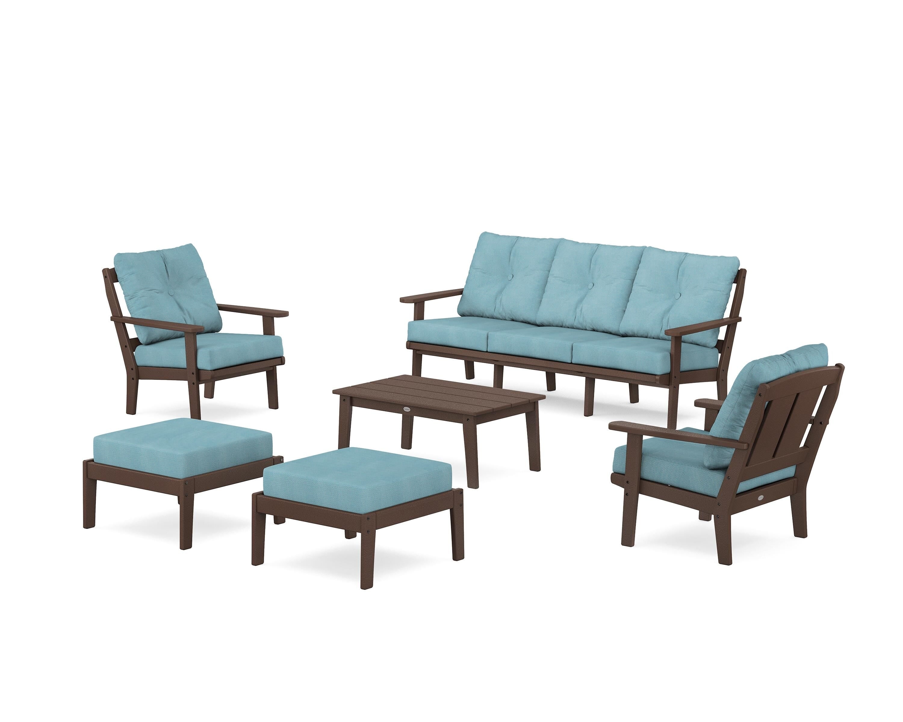 Mission 6-Piece Lounge Sofa Set