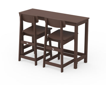 Modern Studio Urban Counter Chair 3-Piece Balcony Set