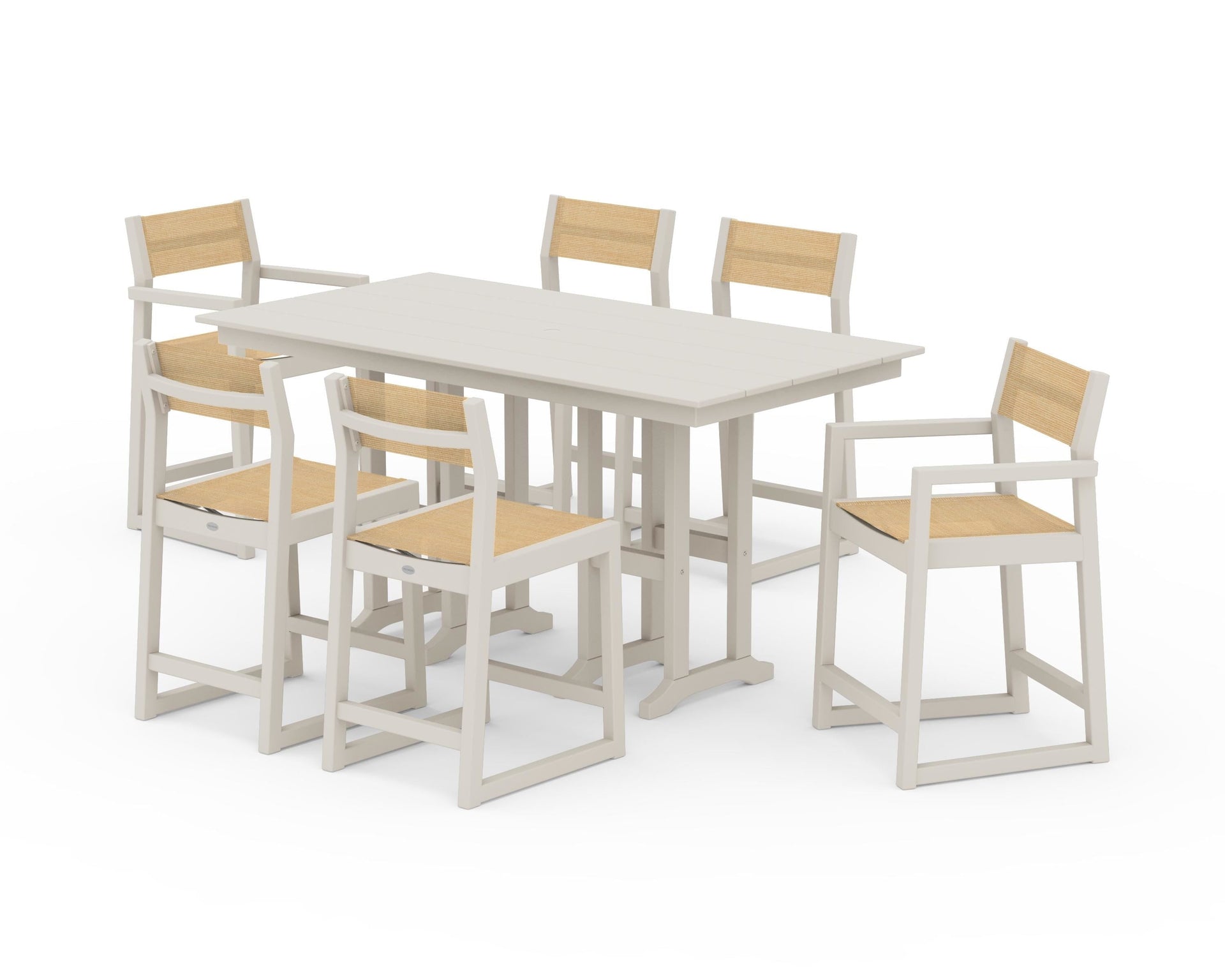 EDGE Sling 7-Piece Farmhouse Counter Set