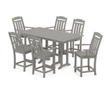 Cottage Arm Chair 7-Piece Farmhouse Counter Set
