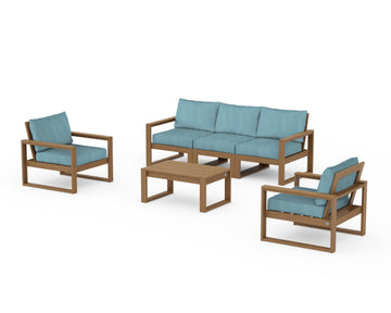 EDGE Sectional 4-Piece Deep Seating Set with Sofa