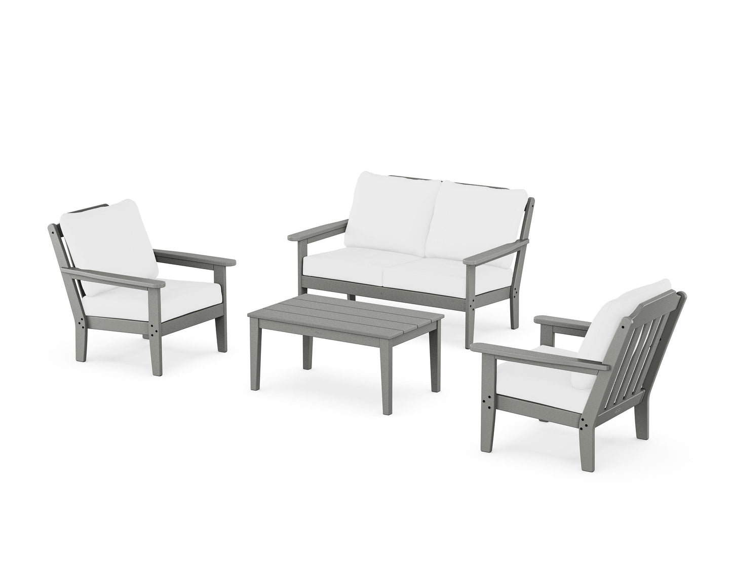 Cottage 4-Piece Deep Seating Set with Loveseat