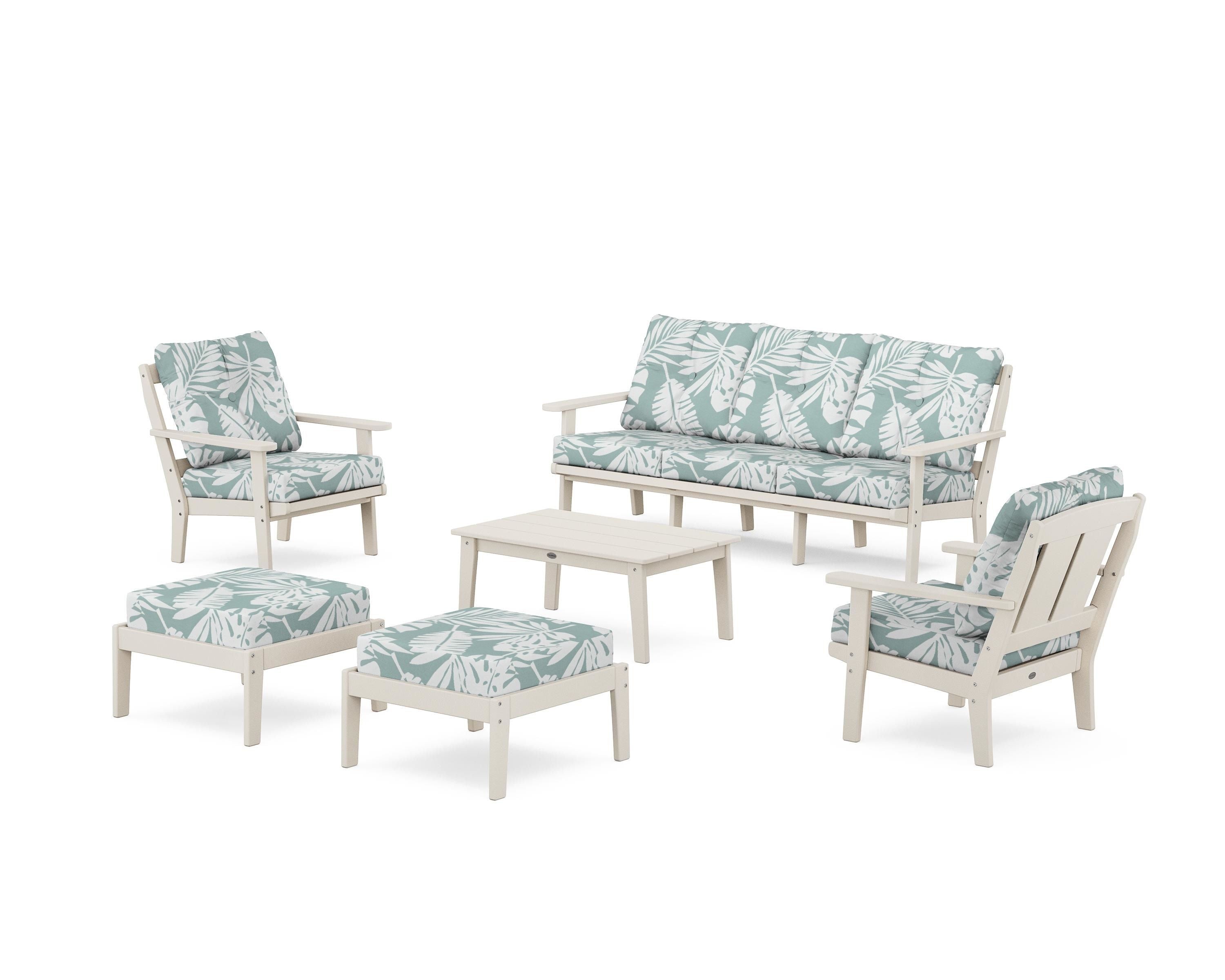 Mission 6-Piece Lounge Sofa Set