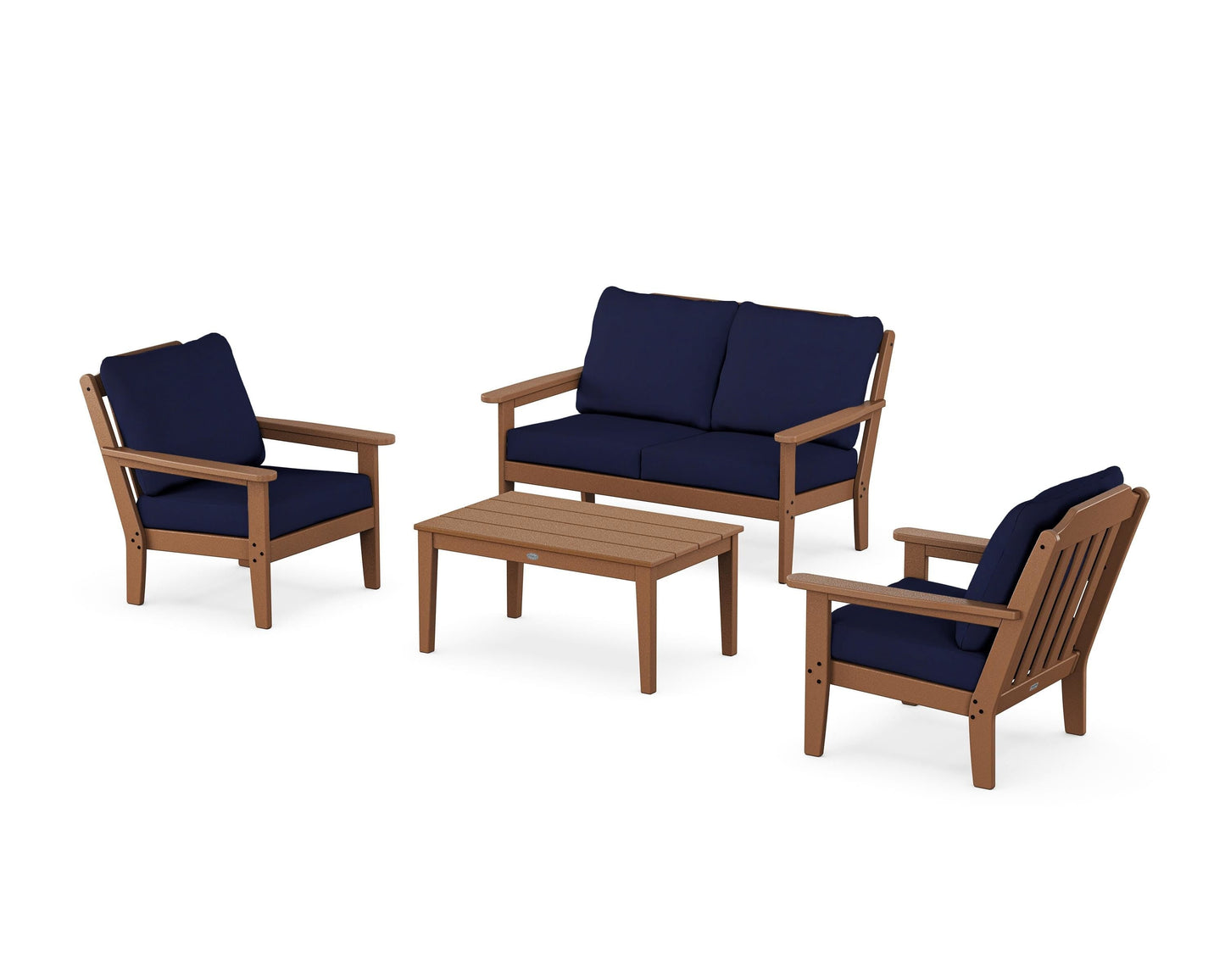 Cottage 4-Piece Deep Seating Set with Loveseat