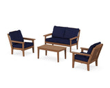 Cottage 4-Piece Deep Seating Set with Loveseat