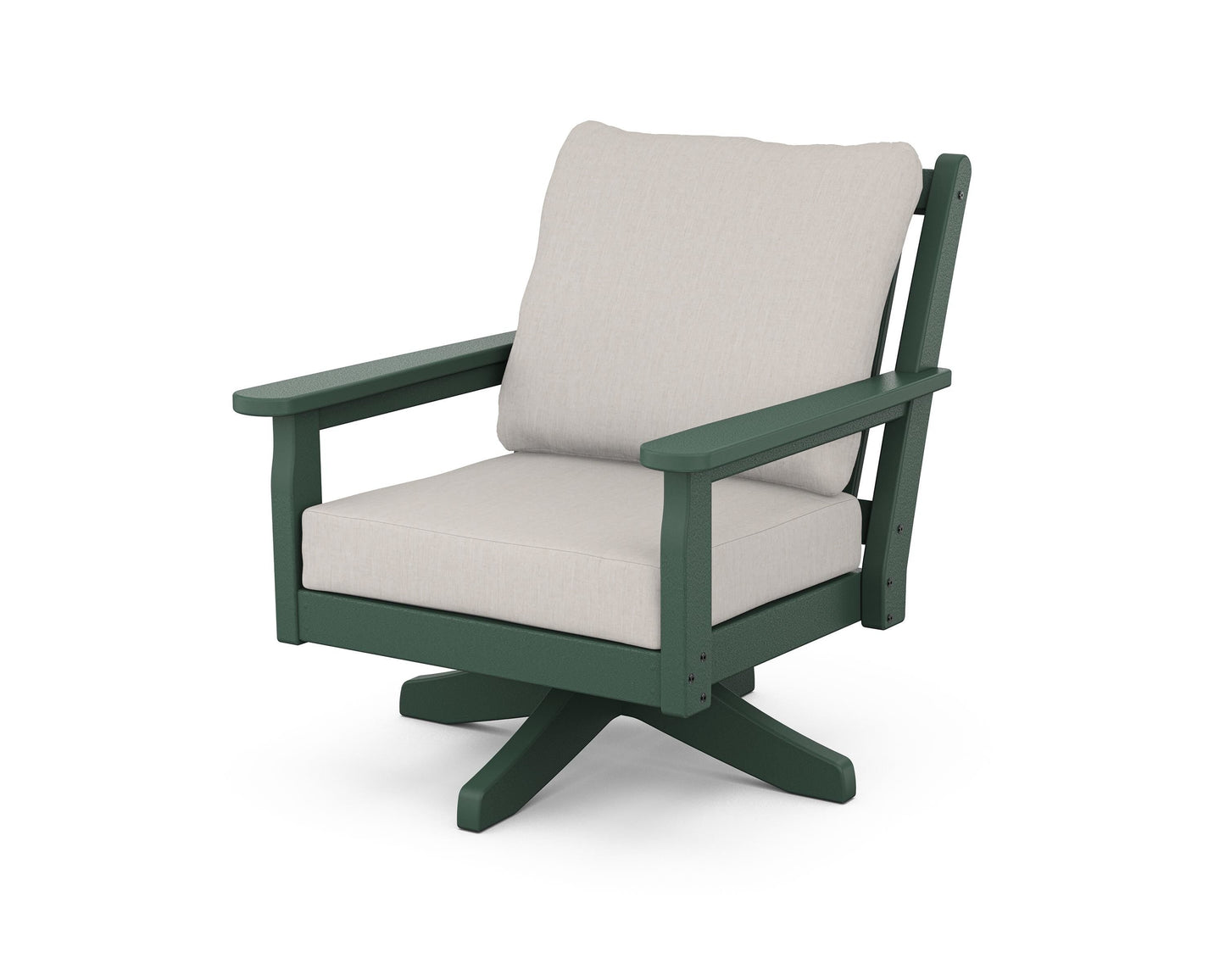 Chippendale Deep Seating Swivel Chair