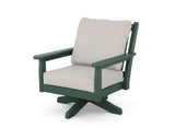 Chippendale Deep Seating Swivel Chair
