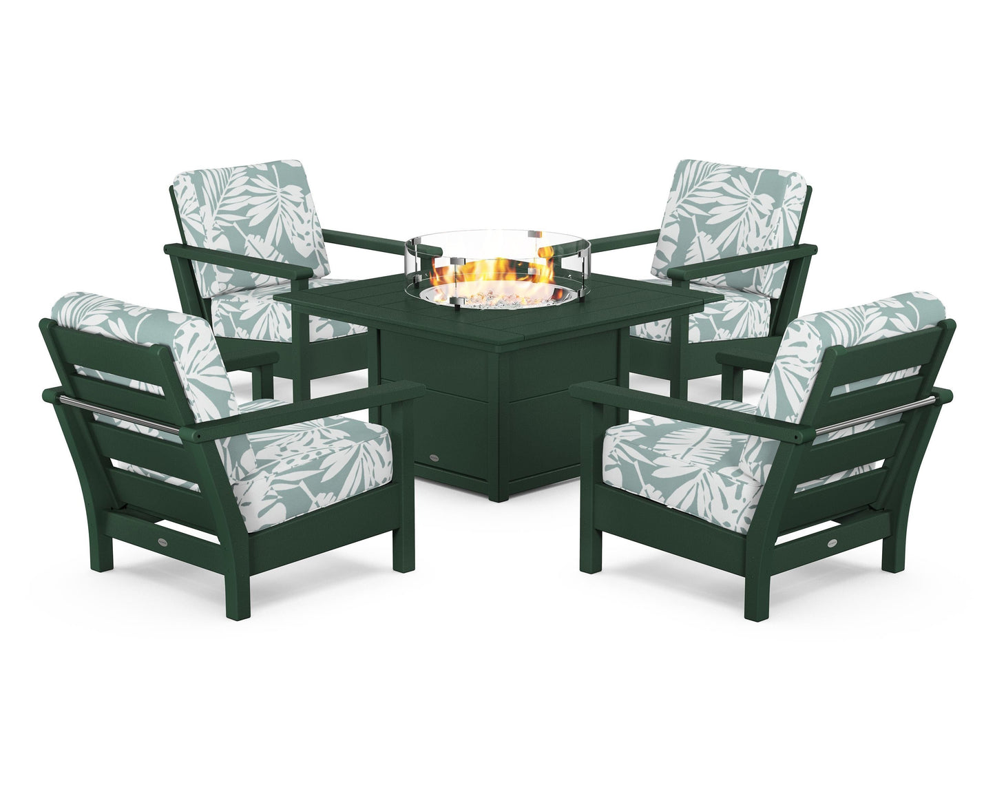 Harbour 5-Piece Conversation Set with Fire Pit Table