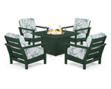 Harbour 5-Piece Conversation Set with Fire Pit Table