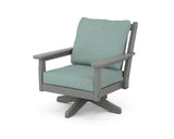 Chippendale Deep Seating Swivel Chair