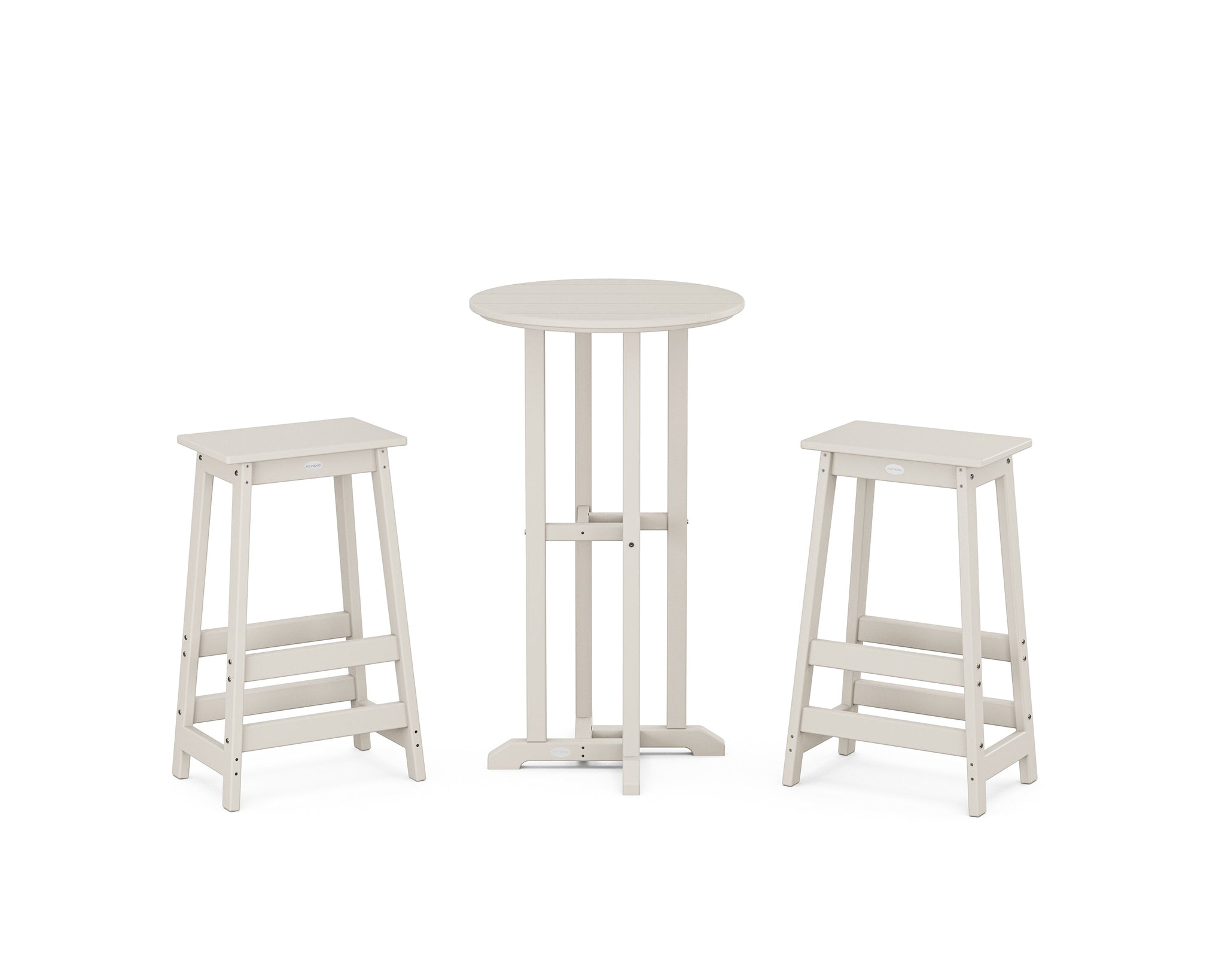 Modern Studio Bar Stool 3-Piece Bistro Set