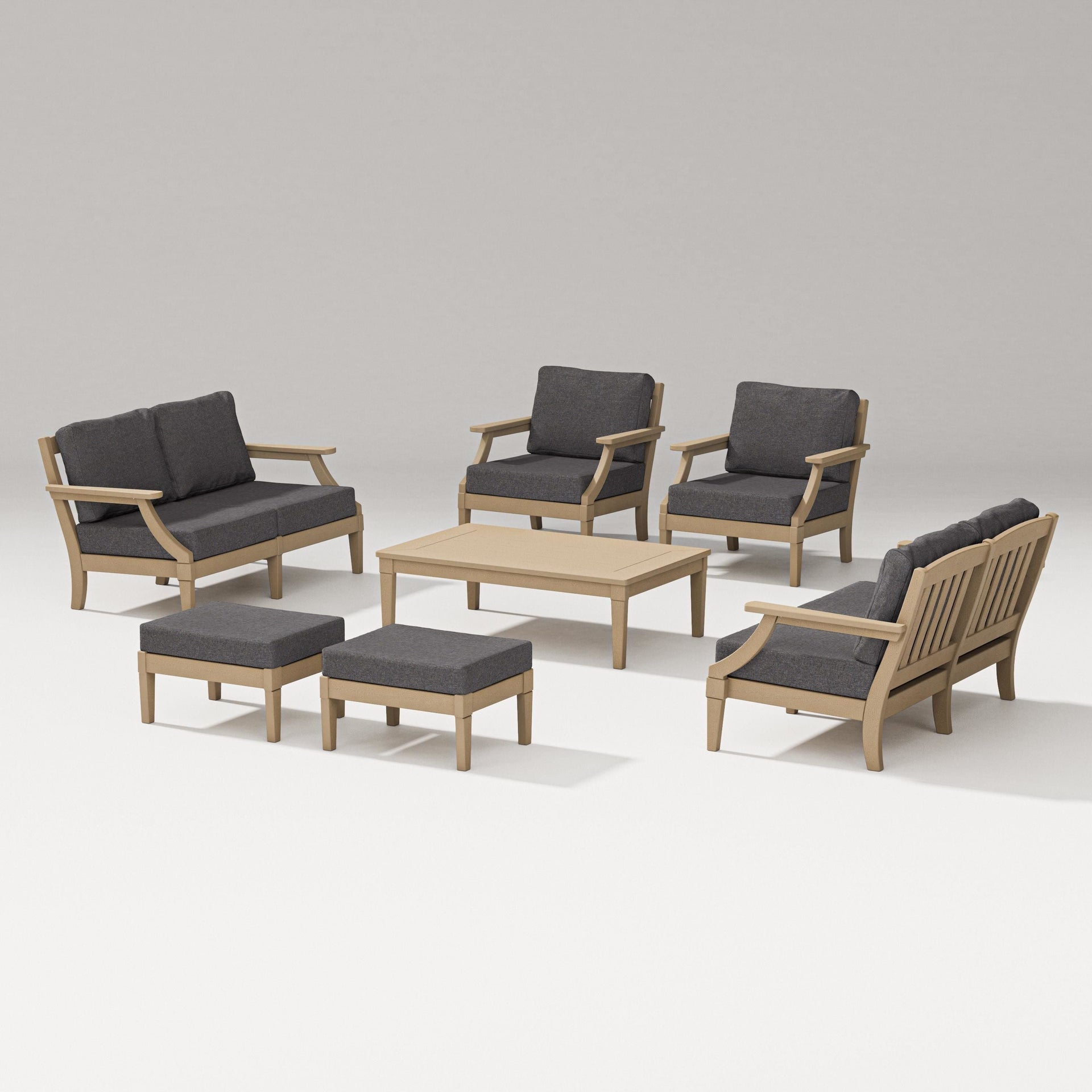 Estate 7-Piece Lounge Loveseat Set
