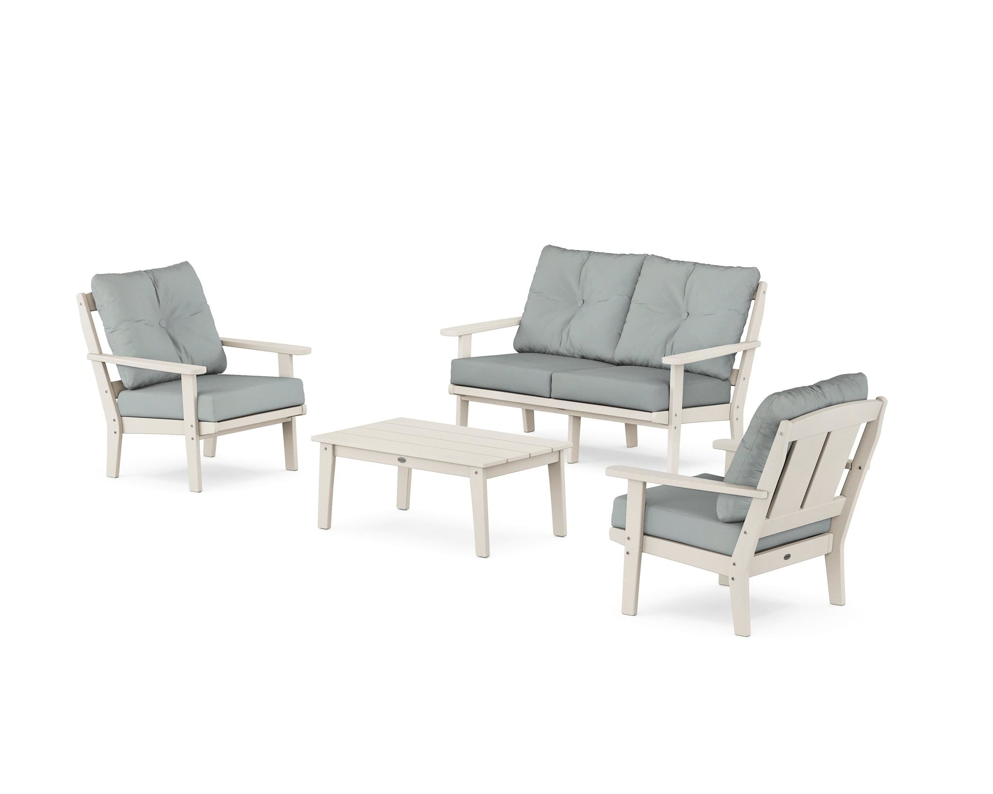 Mission 4-Piece Deep Seating Set with Loveseat