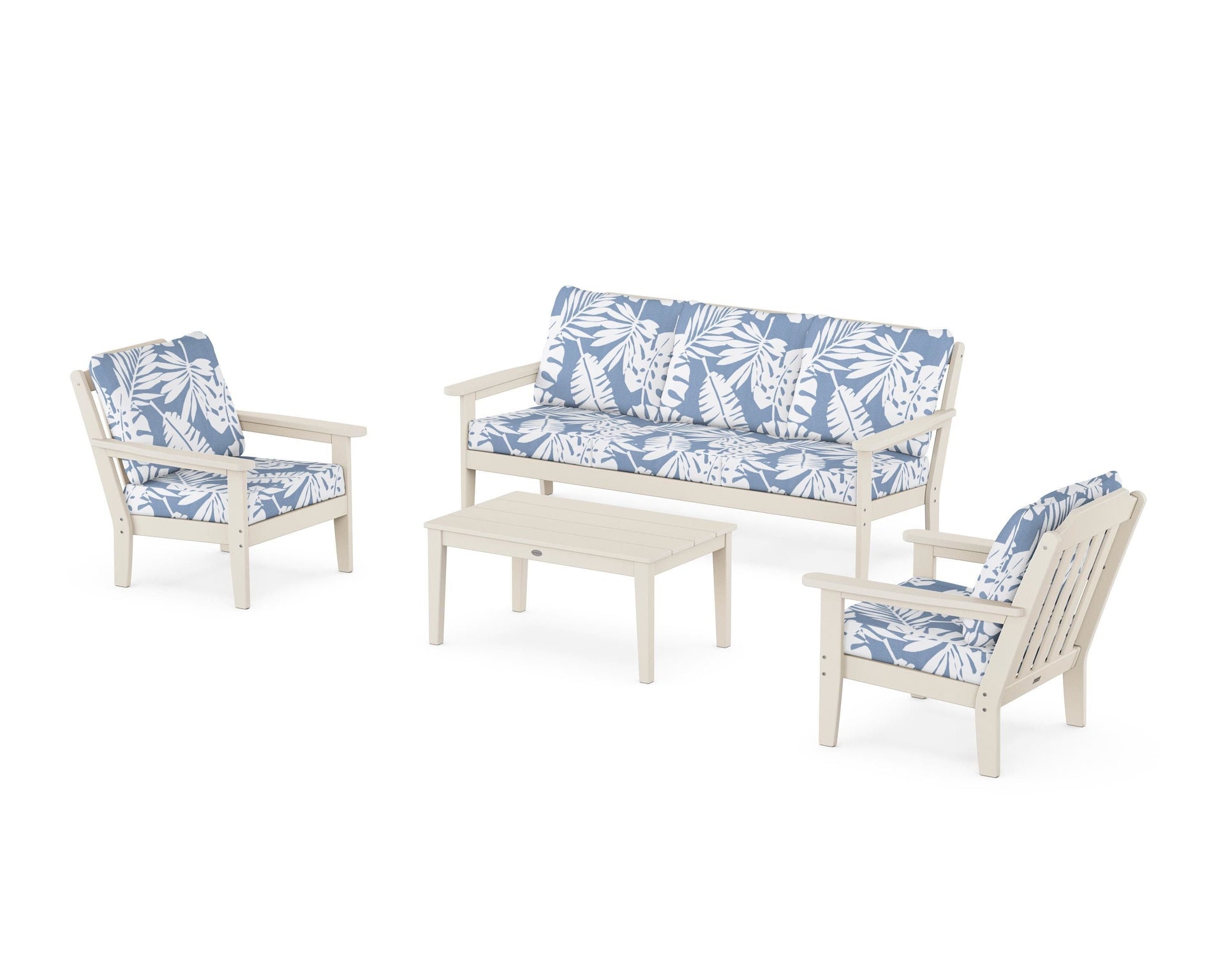 Cottage 4-Piece Deep Seating Set with Sofa