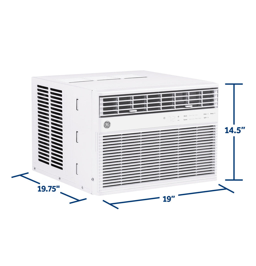 GE® 12,000 BTU Smart Electronic Window Air Conditioner for Large Rooms up to 550 sq. ft.