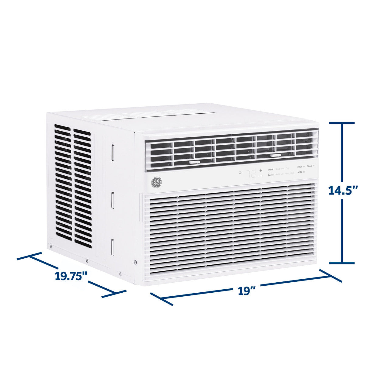GE® 12,000 BTU Smart Electronic Window Air Conditioner for Large Rooms up to 550 sq. ft.