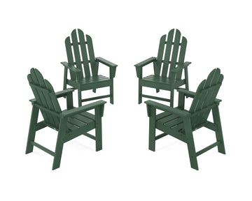 Long Island 4-Piece Upright Adirondack Conversation Set