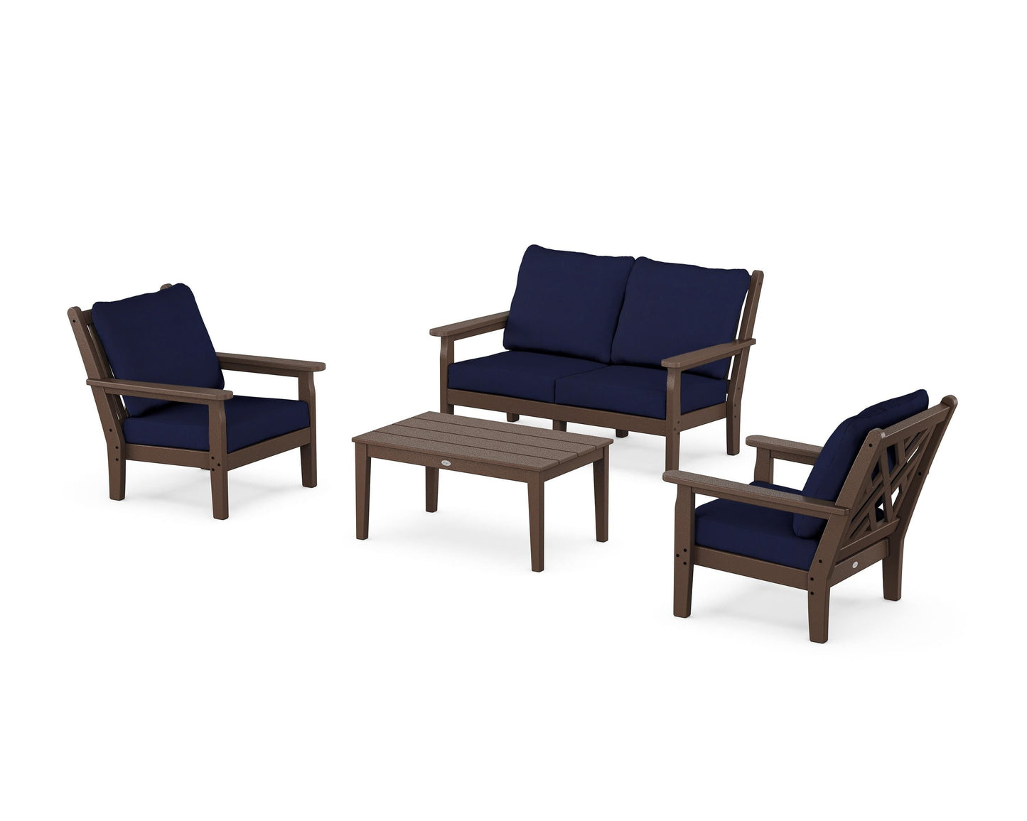 Chippendale 4-Piece Deep Seating Set with Loveseat
