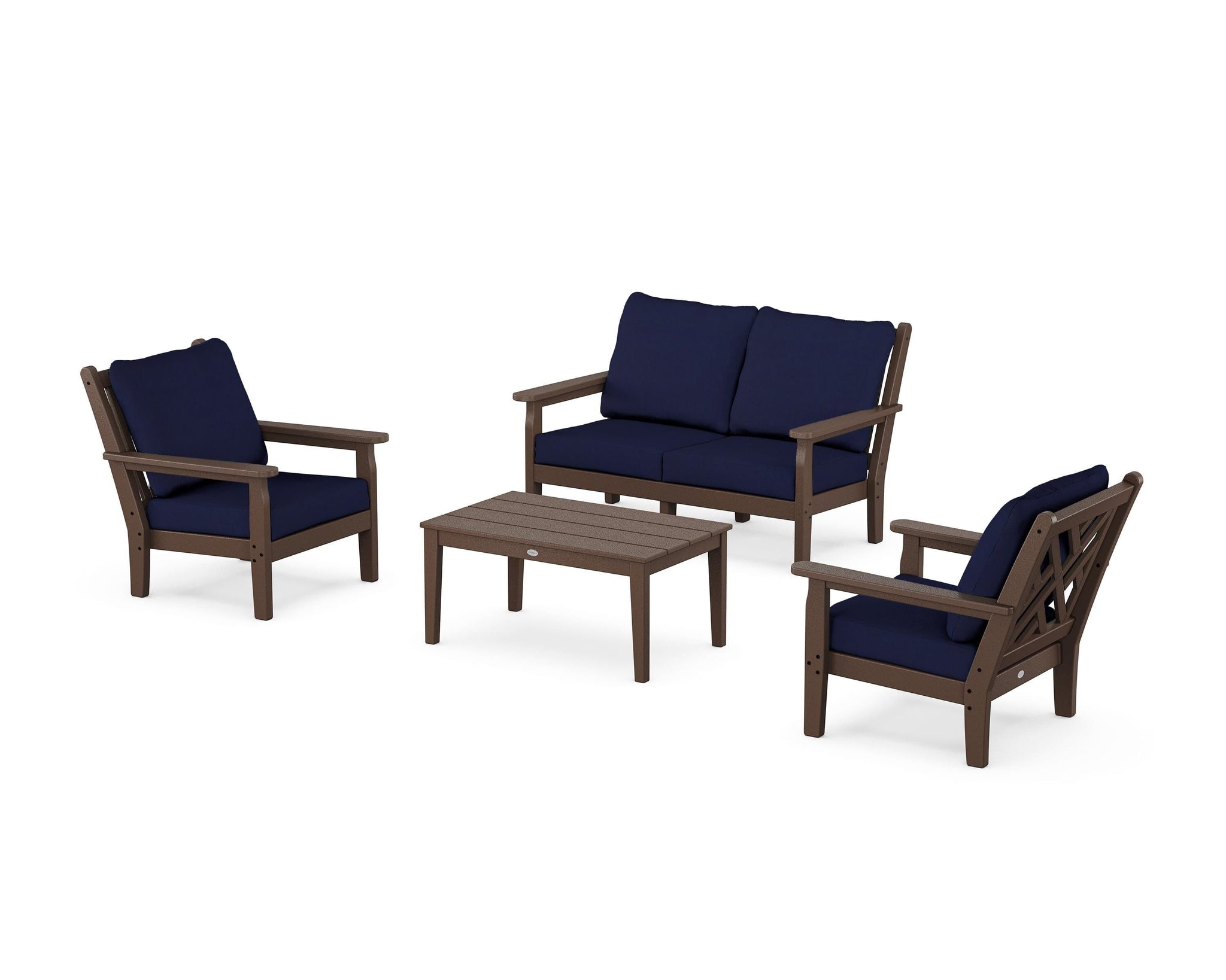 Chippendale 4-Piece Deep Seating Set with Loveseat