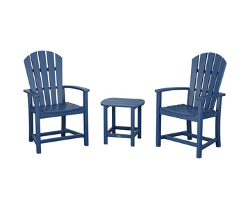 Palm Coast 3-Piece Upright Adirondack Chair Set