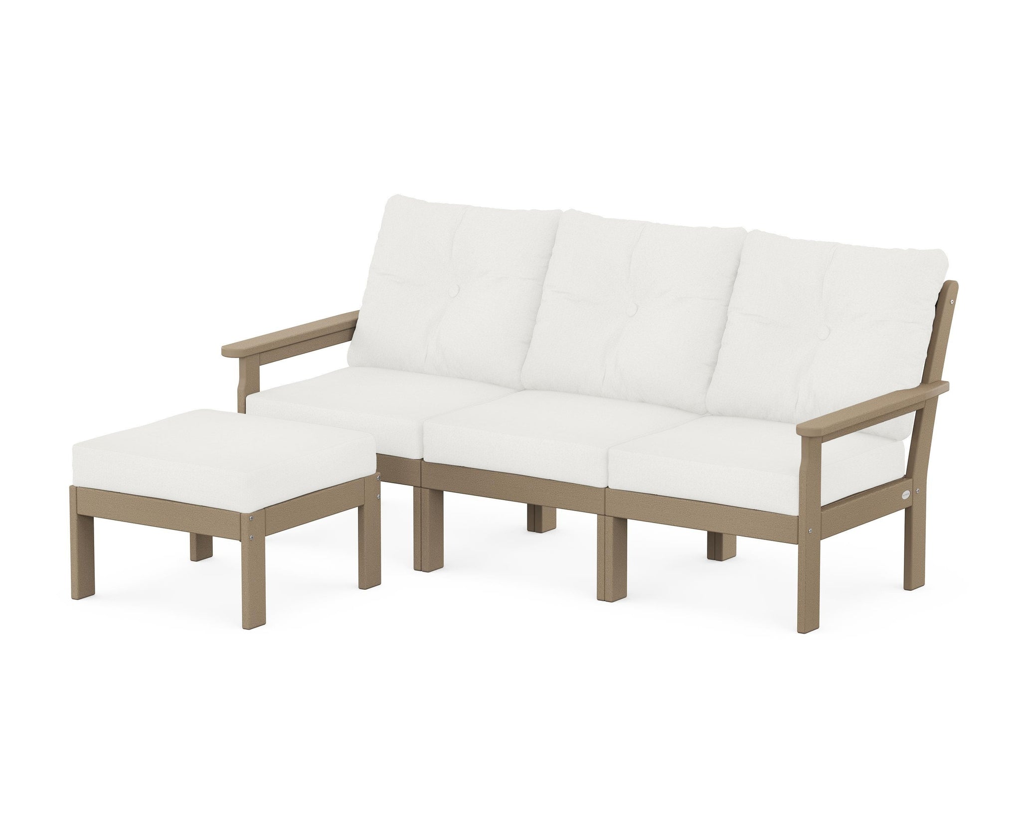 Vineyard 4-Piece Sectional with Ottoman