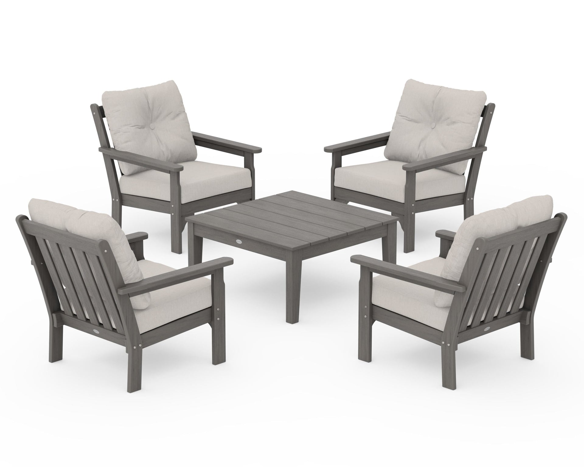 Vineyard 5-Piece Deep Seating Conversation Set