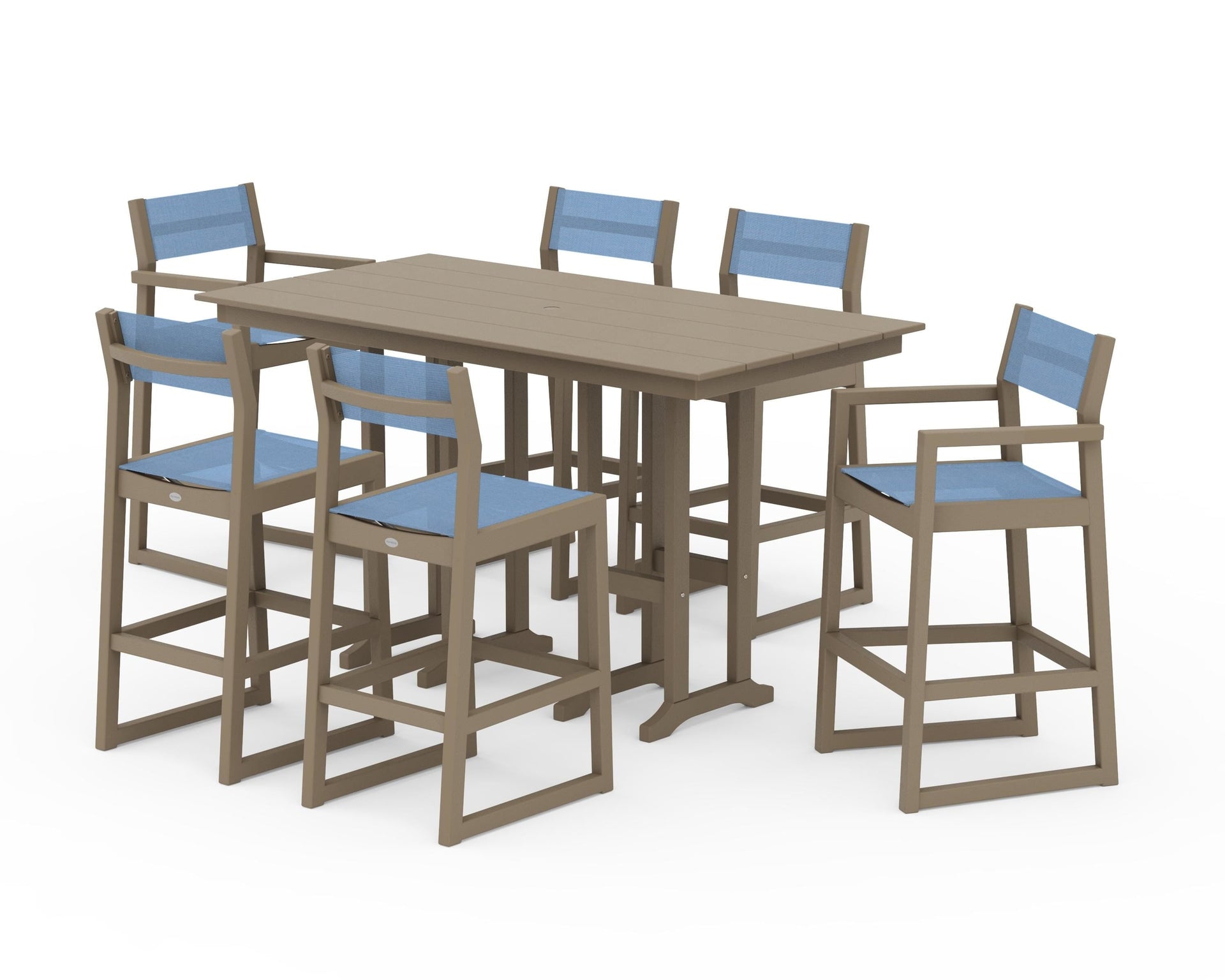 EDGE Sling 7-Piece Farmhouse Bar Set