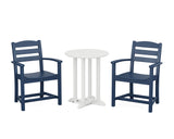 La Casa Café 3-Piece Round Bistro Dining Set