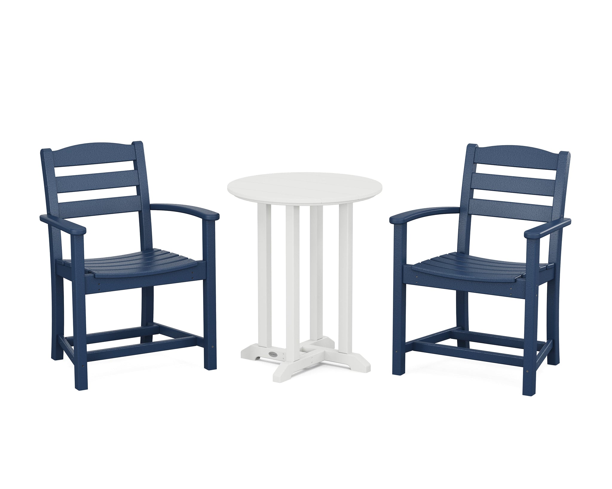 La Casa Café 3-Piece Round Bistro Dining Set