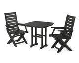Captain Folding Chair 3-Piece Dining Set