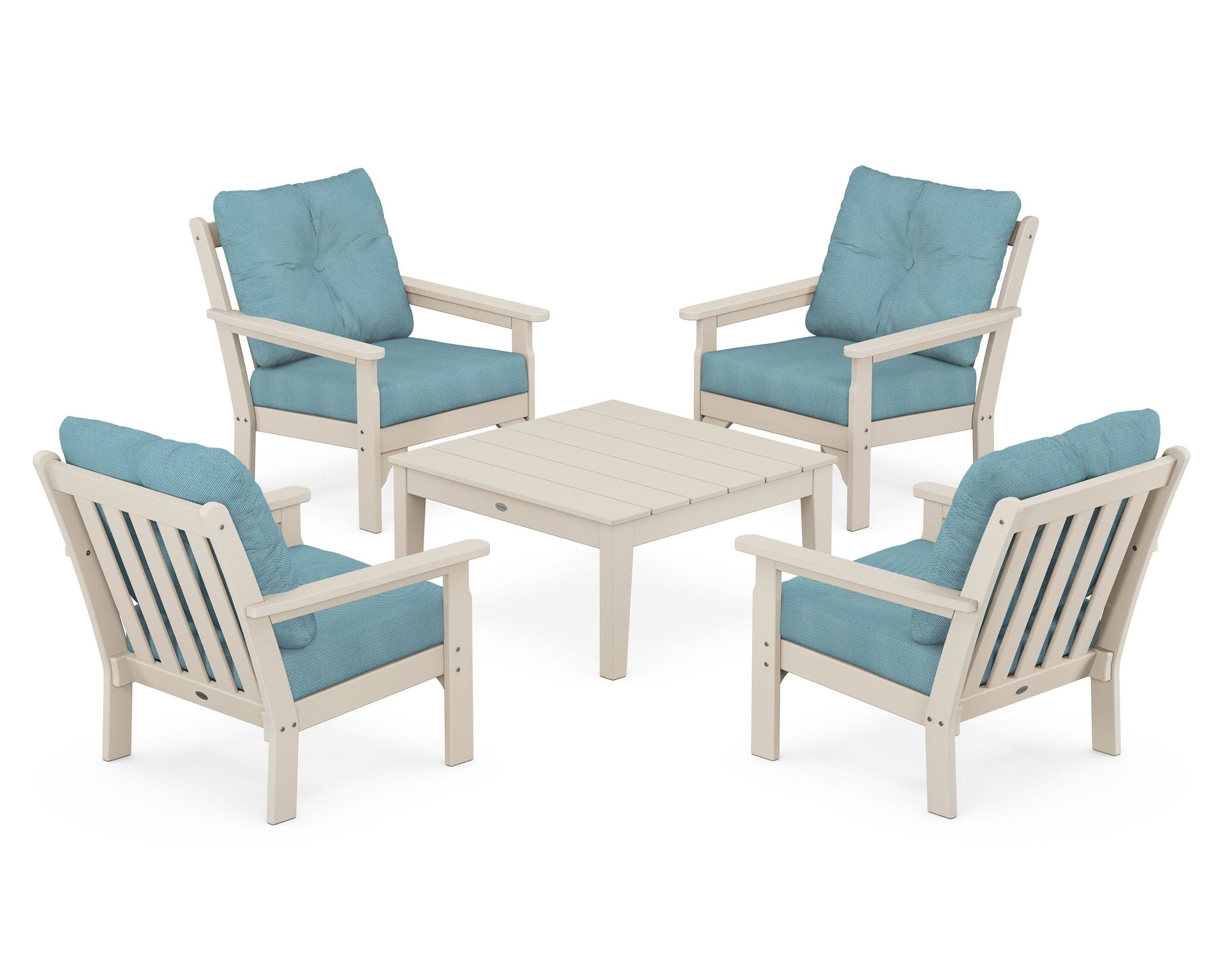 Vineyard 5-Piece Deep Seating Conversation Set