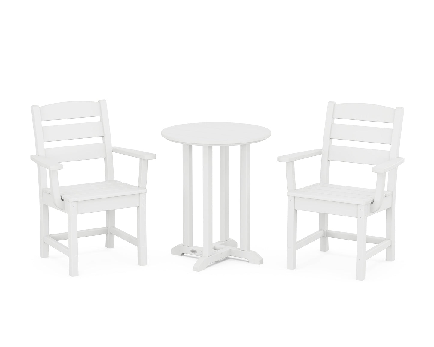 Lakeside 3-Piece Round Bistro Dining Set